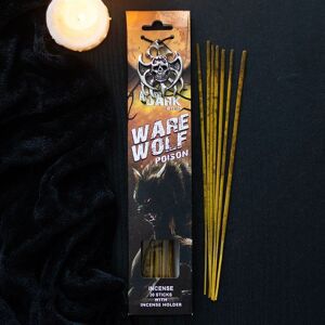 KDMD Werewolf Poison Incense Sticks with Holder in Gold Gold KDMD Werewolf Poison Incense Sticks with Holder in Gold Gold
