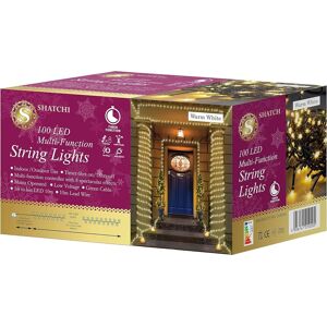 Shatchi 100LEDs Multifunction Timer String Fairy Lights 10M Indoor/Outdoor Decorations in Yellow Yellow Shatchi 100LEDs Multifunction Timer String Fairy Lights 10M Indoor/Outdoor Decorations in Yellow Yellow
