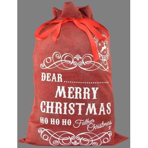 Shatchi Large Premium Hessian Santa Sack Red Stocking Bag Christmas Gifts Bag 72x50cm Size: 72x50 cm Red 72x50 cm Shatchi Large Premium Hessian Santa Sack Red Stocking Bag Christmas Gifts Bag 72x50cm Size: 72x50 cm Red 72x50 cm