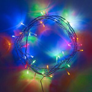 Shatchi 80LEDs Lights Clear Cable Battery Operated Fairy String Christmas Decorations Multicolor Shatchi 80LEDs Lights Clear Cable Battery Operated Fairy String Christmas Decorations Multicolor