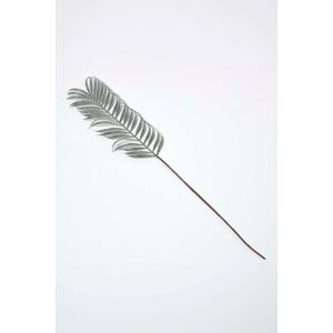 Homescapes Glitter Palm Leaf Single Stem in Green Green Homescapes Glitter Palm Leaf Single Stem in Green Green