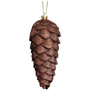 Melody Maison Set Of 2 Tan Glittered Pinecone Bauble Decoration - 12cm in Bronze Bronze Melody Maison Set Of 2 Tan Glittered Pinecone Bauble Decoration - 12cm in Bronze Bronze