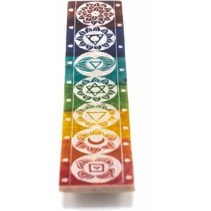 KDMD Soapstone Seven Chackra Incense Holder - 26x5cm Size: 26x5 cm Multicolor 26x5 cm KDMD Soapstone Seven Chackra Incense Holder - 26x5cm Size: 26x5 cm Multicolor 26x5 cm