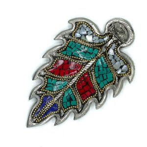 KDMD Buddha Leaf Tibetan Incense Holder Multicolor KDMD Buddha Leaf Tibetan Incense Holder Multicolor