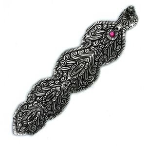 KDMD Polished Aluminium Buddha Long Incense Holder 20cm in Silver Silver KDMD Polished Aluminium Buddha Long Incense Holder 20cm in Silver Silver