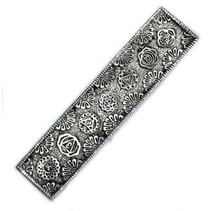 KDMD Polished Aluminium Chakra Long Incense Holder 23cm in Silver Silver KDMD Polished Aluminium Chakra Long Incense Holder 23cm in Silver Silver