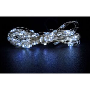 Samuel Alexander 200 LED 10m Premier MicroBrights Indoor Outdoor Christmas Multi Function Battery Operated Lights with Timer on Pin Wire in Cool White White Samuel Alexander 200 LED 10m Premier MicroBrights Indoor Outdoor Christmas Multi Function Battery Operated Lights with Timer on Pin Wire in Cool White White