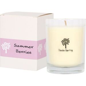 Nicola Spring 160g Summer Berries Soy Wax Candle - Fruity Fresh Scented Jar in Clear Clear Nicola Spring 160g Summer Berries Soy Wax Candle - Fruity Fresh Scented Jar in Clear Clear