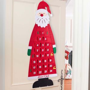 Dibor Luxury Hurry Up Santa Large Christmas Advent Calendar for Kids in Red Red Dibor Luxury Hurry Up Santa Large Christmas Advent Calendar for Kids in Red Red