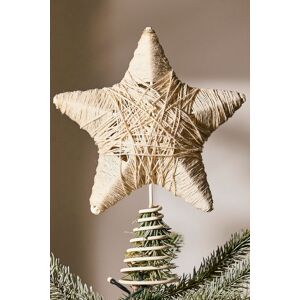 Dibor Cream Jute Star Christmas Decorations Tree Topper Cream Dibor Cream Jute Star Christmas Decorations Tree Topper Cream