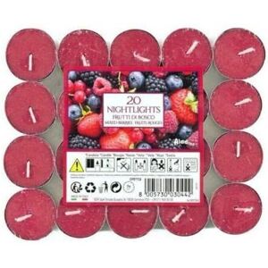 Marco Paul 20 Pack Berries Scented Candle Tealights in Red Red Marco Paul 20 Pack Berries Scented Candle Tealights in Red Red