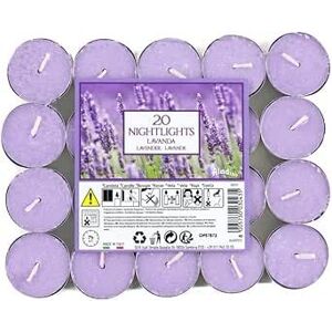 Marco Paul 20 Pack Lavender Scented Candle Tealights Lavender Marco Paul 20 Pack Lavender Scented Candle Tealights Lavender