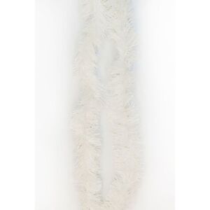 Neel Blue Christmas Tinsel Garland Shiny Metallic Fine Foil Xmas Tree Garland, 2m in White White Neel Blue Christmas Tinsel Garland Shiny Metallic Fine Foil Xmas Tree Garland, 2m in White White