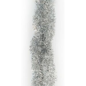 Neel Blue Christmas Tinsel Garland Shiny Metallic Fine Foil Xmas Tree Garland, 2m in Silver Silver Neel Blue Christmas Tinsel Garland Shiny Metallic Fine Foil Xmas Tree Garland, 2m in Silver Silver