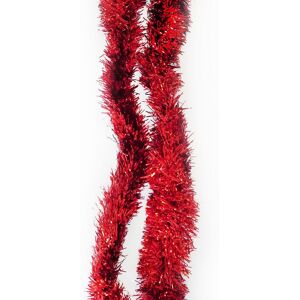 Neel Blue Christmas Tinsel Garland Shiny Metallic Fine Foil Xmas Tree Garland, 2m in Red Red Neel Blue Christmas Tinsel Garland Shiny Metallic Fine Foil Xmas Tree Garland, 2m in Red Red