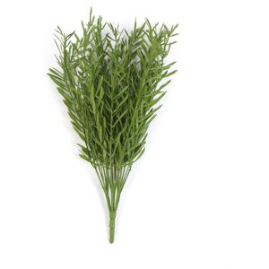 Leaf 40cm Fire Resistant Artificial Foliage Grass Stem in Green Green Leaf 40cm Fire Resistant Artificial Foliage Grass Stem in Green Green