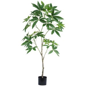 Leaf 120cm Artificial Money Tree Pachira Realistic Faux Tree in Green Green Leaf 120cm Artificial Money Tree Pachira Realistic Faux Tree in Green Green