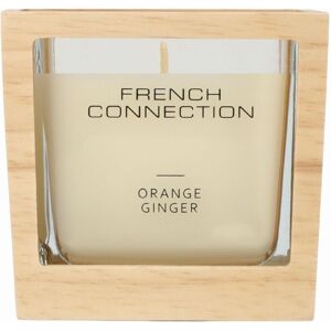 French Connection Orange & Ginger Candle with Natural Wooden Surround Luxury Gift in Light Oak Size: Large Light Oak Large French Connection Orange & Ginger Candle with Natural Wooden Surround Luxury Gift in Light Oak Size: Large Light Oak Large