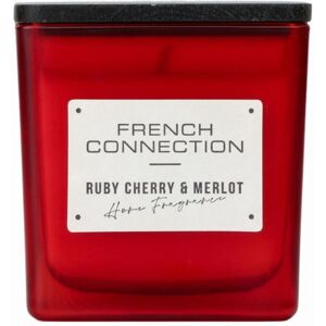 French Connection Square Cherry & Merlot Candle Long-Lasting Luxury Gift in Red Size: Medium Red Medium French Connection Square Cherry & Merlot Candle Long-Lasting Luxury Gift in Red Size: Medium Red Medium