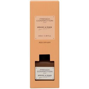French Connection Apricot & Peach Reed Diffuser 100ML Square Design in Orange Orange 100ml French Connection Apricot & Peach Reed Diffuser 100ML Square Design in Orange Orange 100ml