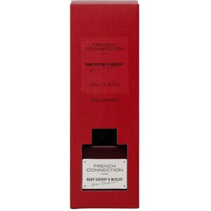 French Connection Ruby Cherry & Merlot Reed Diffuser 100ML Square Design in Dark Red Dark Red 100ml French Connection Ruby Cherry & Merlot Reed Diffuser 100ML Square Design in Dark Red Dark Red 100ml