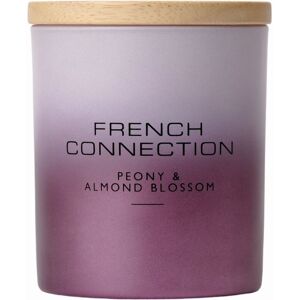 French Connection Peony & Almond Blossom Candle Long-Lasting Luxury Scented Gift in Purple Size: Medium Purple Medium French Connection Peony & Almond Blossom Candle Long-Lasting Luxury Scented Gift in Purple Size: Medium Purple Medium