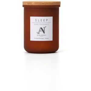Aroma Naturals Sleep Scented Candle - Amber Glass with Cork Lid in Brown Size: Large Brown Large Aroma Naturals Sleep Scented Candle - Amber Glass with Cork Lid in Brown Size: Large Brown Large