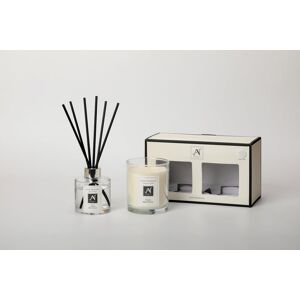 Aroma Naturals Minimalist Luxe Candle & Reed Diffuser Gift Set Femme Merveilleuse Scent in White Size: Medium White Medium Aroma Naturals Minimalist Luxe Candle & Reed Diffuser Gift Set Femme Merveilleuse Scent in White Size: Medium White Medium