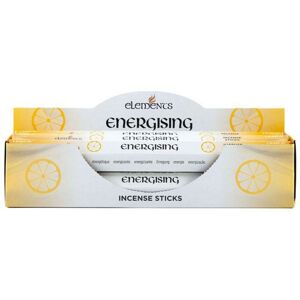 Elements Energising Incense Sticks (Box Of 6 Packs) in Yellow Yellow Elements Energising Incense Sticks (Box Of 6 Packs) in Yellow Yellow