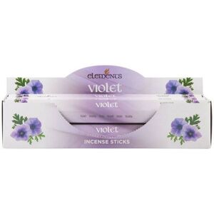 Elements Violet Incense Sticks - Pack of 6 - Unisex Elements Violet Incense Sticks - Pack of 6 - Unisex