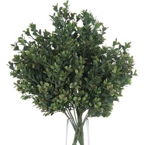 Hill Interiors Artificial Faux Red Tipped Leaf Spray in Green Green Hill Interiors Artificial Faux Red Tipped Leaf Spray in Green Green