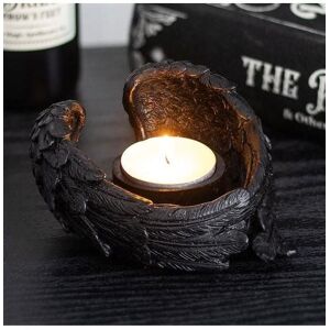 KDMD Raven Wings Tealight Candle Holder in Grey Grey KDMD Raven Wings Tealight Candle Holder in Grey Grey