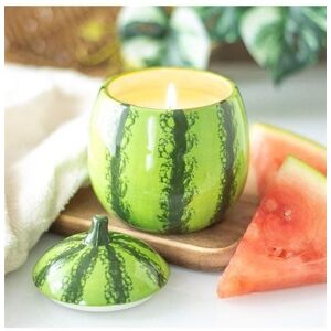 KDMD Watermelon Shaped Candle Jar in Green Green KDMD Watermelon Shaped Candle Jar in Green Green