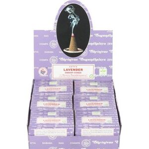 KDMD 12 Packs of Lavender Dhoop Incense Cones in Purple Purple KDMD 12 Packs of Lavender Dhoop Incense Cones in Purple Purple