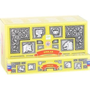 KDMD 12 Packs of Superhit Omkar Incense Sticks in Yellow Yellow KDMD 12 Packs of Superhit Omkar Incense Sticks in Yellow Yellow