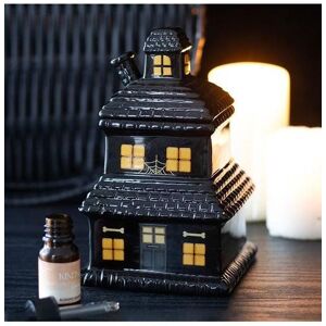 KDMD Black Haunted House Oil Burner & Wax Warmer Black KDMD Black Haunted House Oil Burner & Wax Warmer Black