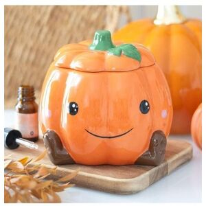 KDMD Cute Smiling Pumpkin Oil Burner & Wax Warmer in Orange Orange KDMD Cute Smiling Pumpkin Oil Burner & Wax Warmer in Orange Orange