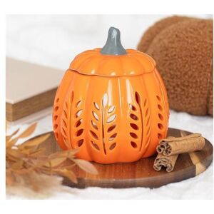 KDMD Orange Leaf Cut Out Pumpkin Oil Burner & Wax Warmer Orange KDMD Orange Leaf Cut Out Pumpkin Oil Burner & Wax Warmer Orange