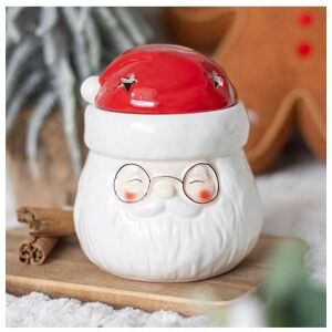 KDMD Santa Claus Shaped Oil Burner & Wax Warmer in White White KDMD Santa Claus Shaped Oil Burner & Wax Warmer in White White