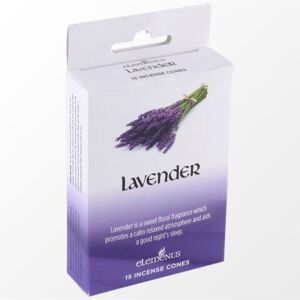 KDMD Set of 12 Packets of Elements Lavender Incense Cones in Purple Purple KDMD Set of 12 Packets of Elements Lavender Incense Cones in Purple Purple