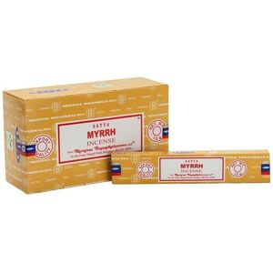 KDMD Set of 12 Packets of Myrrh Incense Sticks in Yellow Yellow KDMD Set of 12 Packets of Myrrh Incense Sticks in Yellow Yellow