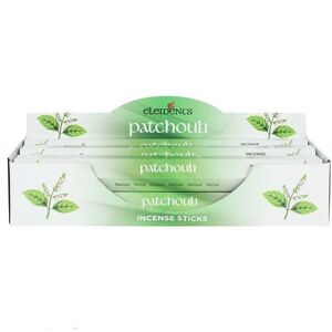 KDMD Set of 6 Packets of Elements Patchouli Incense Sticks in Green Green KDMD Set of 6 Packets of Elements Patchouli Incense Sticks in Green Green