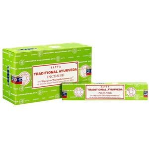 KDMD Set of 12 Packets of Traditional Ayurveda Incense Sticks in Green Green KDMD Set of 12 Packets of Traditional Ayurveda Incense Sticks in Green Green