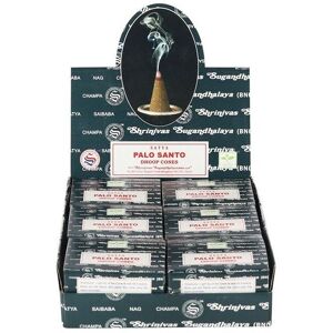 KDMD Set of 12 Packets of Palo Santo Dhoop Cones in Teal Teal KDMD Set of 12 Packets of Palo Santo Dhoop Cones in Teal Teal