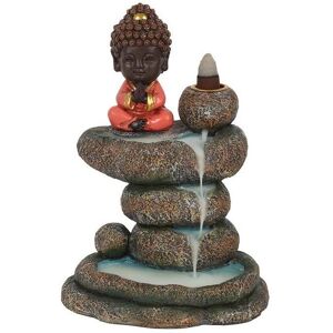 KDMD Red Buddha & Rock Pond Backflow Incense Burner Red KDMD Red Buddha & Rock Pond Backflow Incense Burner Red