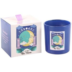 KDMD The Moon Amethyst Crystal Chip Candle in Blue Blue KDMD The Moon Amethyst Crystal Chip Candle in Blue Blue