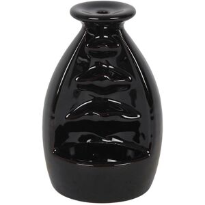 Something Different Cocoon Backflow Incense Burner in Black Black Something Different Cocoon Backflow Incense Burner in Black Black