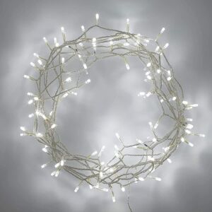 Shatchi 80LEDs Lights Clear Cable Battery Operated Fairy String Christmas Decorations in White White Shatchi 80LEDs Lights Clear Cable Battery Operated Fairy String Christmas Decorations in White White