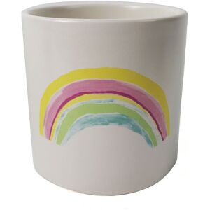 Leaf 12cm Ceramic Rainbow Multicolour Ceramic Planter in Pink Pink Leaf 12cm Ceramic Rainbow Multicolour Ceramic Planter in Pink Pink