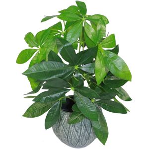 Leaf 50cm Artificial Money Tree Plant in Green Green Leaf 50cm Artificial Money Tree Plant in Green Green